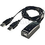Lindy 32165 2 Port USB KM Switch Tastatur & Maus USB schwarz