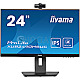 60.5cm(23.8")Iiyama ProLite XUB2490HSUC-B IPS Full-HD WebCam Lautsprecher