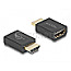DeLOCK 66460 HDMI with Ethernet Adapter Stecker zu Buchse 8K 60Hz schwarz