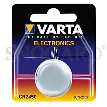 Varta Lithium CR2450 Battery 560mAh Knopfzelle