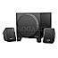 2.1 System mit Subwoofer, 29 Watt, 40Hz - 20kHz, schwarz