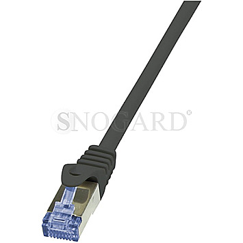 LogiLink CQ3063S PrimeLine Patchkabel S/FTP CAT6A 3m schwarz