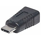 Manhattan 354660 USB-C auf USB Micro-B Adapter schwarz