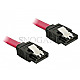 DeLOCK 82679 SATA 6Gb/s Kabel 2x SATA 7pin Stecker 1m gerade rot