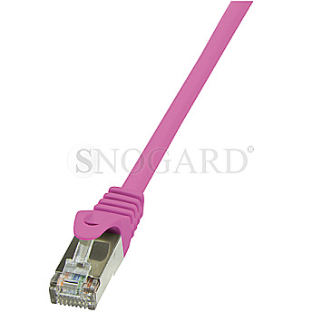 LogiLink CP2099S Patchkabel F/UTP CAT6 10m pink