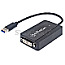 Manhattan 152310 USB 3.0 auf DVI Adapter schwarz