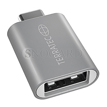 Terratec 251732 Connect C1 USB-C auf USB 3.1/3.0/2.0 Adapter silber