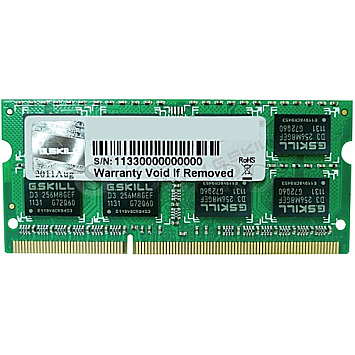 8GB G.Skill F3-1600C11S-8GSL SL Series DDR3L-1600 SO-DIMM