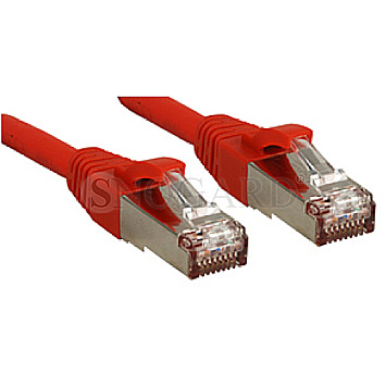 Lindy 45624 CAT6 S/FTP PIMF 2x RJ45 Patchkabel 3m rot