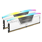 32GB Corsair CMH32GX5M2B6200C36W Vengeance RGB DDR5-6200 Kit white