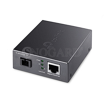 TP-Link TL-FC311A-2 Gigabit WDM Media Converter RJ45 SC-Simplex SM 2km