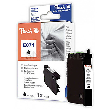 Peach PI200-107 Epson T0711 schwarz