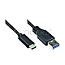 Good Connections NGCT-1734 USB-C 3.1 Stecker / USB 3.0-A Stecker 50cm schwarz