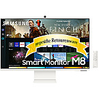 81.3cm (32") Samsung Smart Monitor M8 M80B Warm White VA HDR 4K UHD WLAN BT FB