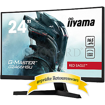 59.9cm (23.6") Iiyama G-Master G2466HSU-B1 Red Eagle VA Full-HD 165Hz Curved