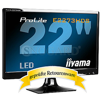 54.6cm (21.5") Iiyama ProLite E2273HDS-B1