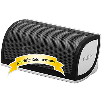 NYNE Mini Universal Portable Bluetooth Wireless Speaker schwarz/silber