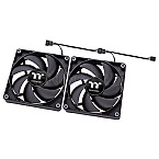 Thermaltake CL-F148-PL14BL-A CT140 140mm Case Fan Black 2er Pack