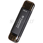 256GB Transcend ESD310C USB-A 3.1/USB-C 3.1 schwarz