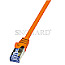 LogiLink CQ3018S PrimeLine Patchkabel S/FTP CAT6a 25cm orange