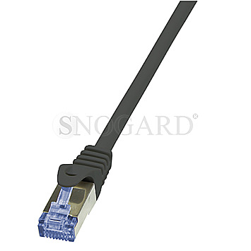 LogiLink CQ3043S PrimeLine Patchkabel S/FTP CAT6a 1.5m schwarz