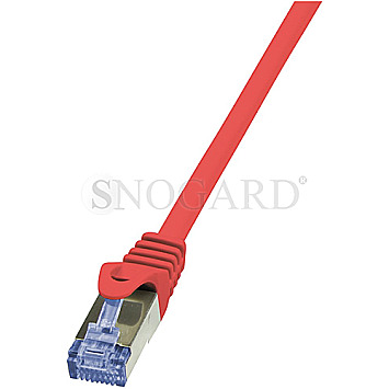 LogiLink CQ3054S PrimeLine Patchkabel S/FTP CAT6a 2m rot