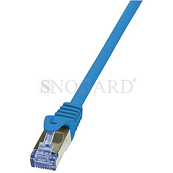 LogiLink CQ3056S PrimeLine Patchkabel S/FTP CAT6a 2m blau