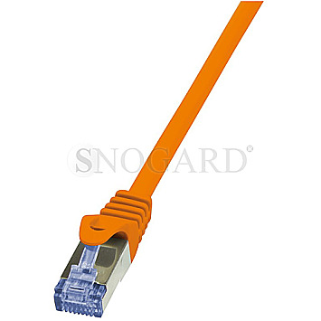 LogiLink CQ3068S PrimeLine Patchkabel S/FTP CAT6a 3m orange