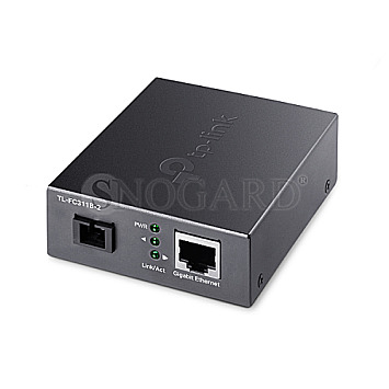 TP-Link TL-FC311B-2 Gigabit WDM Media Converter RJ45 SC-Simplex SM 2km