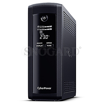 CyberPower VP1600EILCD Value Pro 1600VA 8x C13 USB/seriell schwarz