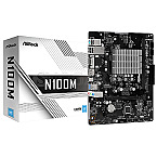 ASRock N100M  Intel N100 bis 3.4GHz 1x DDR4 DIMM