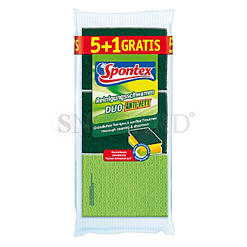 Spontex 19311067 Reinigungsschwamm Duo Anti-Fett 6er Pack