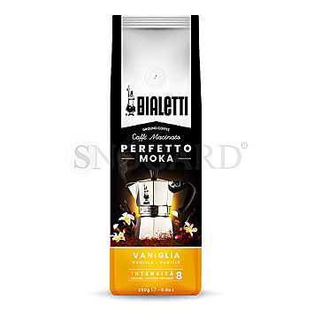 Bialetti P096080360 erfetto Moka Vaniglia / Vanilla 250g Gemahlener Kaffee