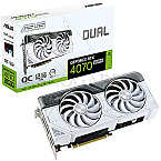 12GB ASUS DUAL-RTX4070S-O12G-WHITE Dual GeForce RTX4070 SUPER White OC