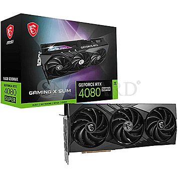 16GB MSI V511-228R GeForce RTX4080 SUPER 16G Gaming X Slim