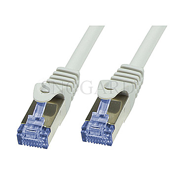 LogiLink S/FTP CAT6 10m 10er Pack Patchkabel / Netzwerkkabel grau