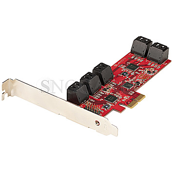 StarTech.com PCIe 2.0 x2 SATA Controller 10 Port SATA 6Gb/s Low Profile