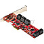 StarTech.com PCIe 2.0 x2 SATA Controller 10 Port SATA 6Gb/s Low Profile