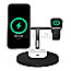 Belkin WIZ009vfBK-AP BoostCharge 3in1 Pro Wireless Charger Apple Devices schwarz