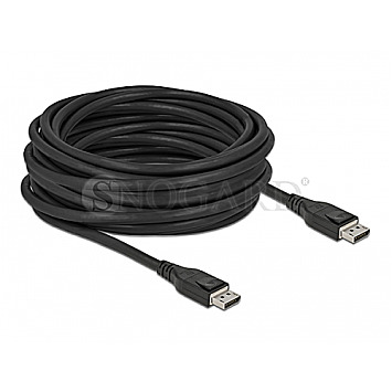 DeLOCK 85502 DP1.4 Kabel 2x DisplayPort 1.4 Stecker 10m schwarz 8K 60Hz