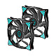 Iceberg Thermal IceGALE Xtra 140mm Case Fan Black PWM 2er Pack