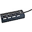 Schwaiger UH4013 USB Hub 4-fach 2.0 Typ-A Buchse schwarz