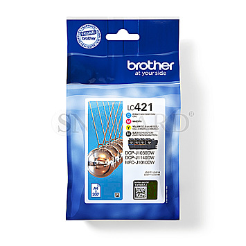 Brother LC421VAL Tinte Value Pack