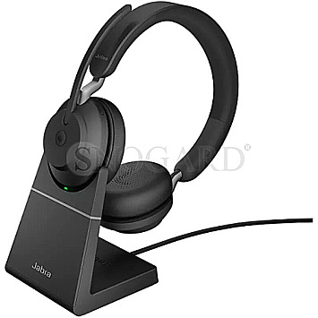 Jabra 26599-999-989 Evolve2 65 USB-A MS Stereo + Ladestation schwarz