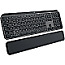 Logitech MX Keys S MX Palm Rest USB/Bluetooth QWERTZ graphite