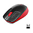 Logitech M190 Full-Size Wireless Mouse red