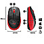 Logitech M190 Full-Size Wireless Mouse red