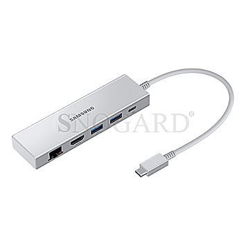 Samsung EE-P5400 Multiport-Adapter USB-C 3.0 silber