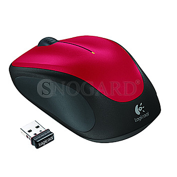 Logitech M235 Wireless Mouse red