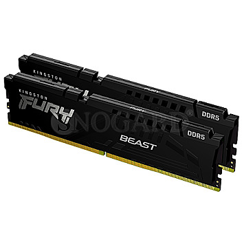 32GB Kingston KF560C30BBEK2-32 FURY Beast DDR5-6000 Kit schwarz